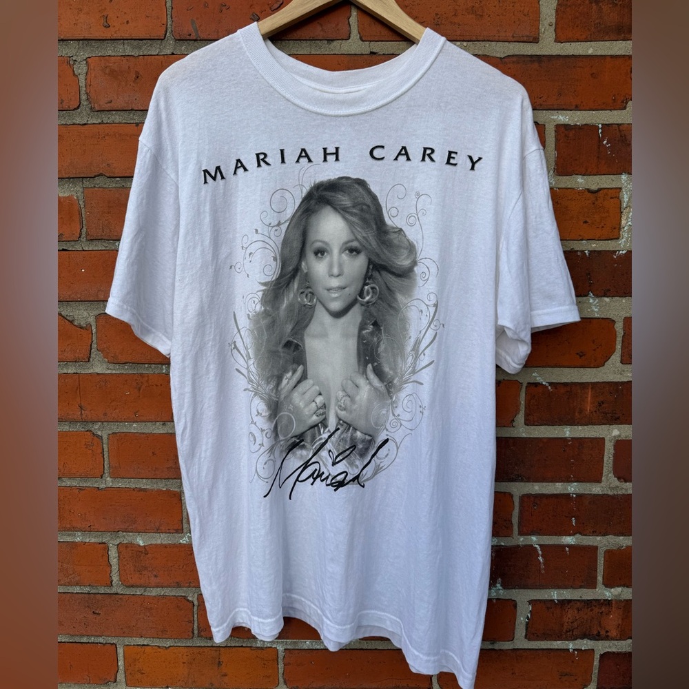 Vintage Mariah Carey The Angels Advocate T-Shirt / 2010 Tour / Large / Anvil